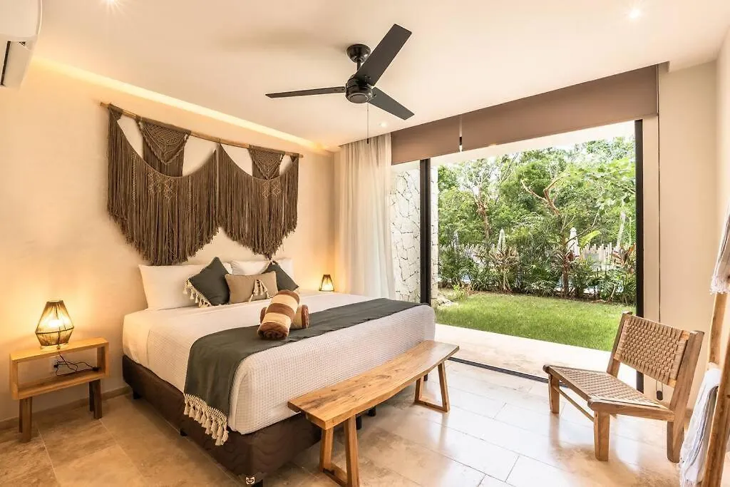 Apartment New 2 Bedroom 2 Badrooms Pool Front Concierge Tulum Mexico
