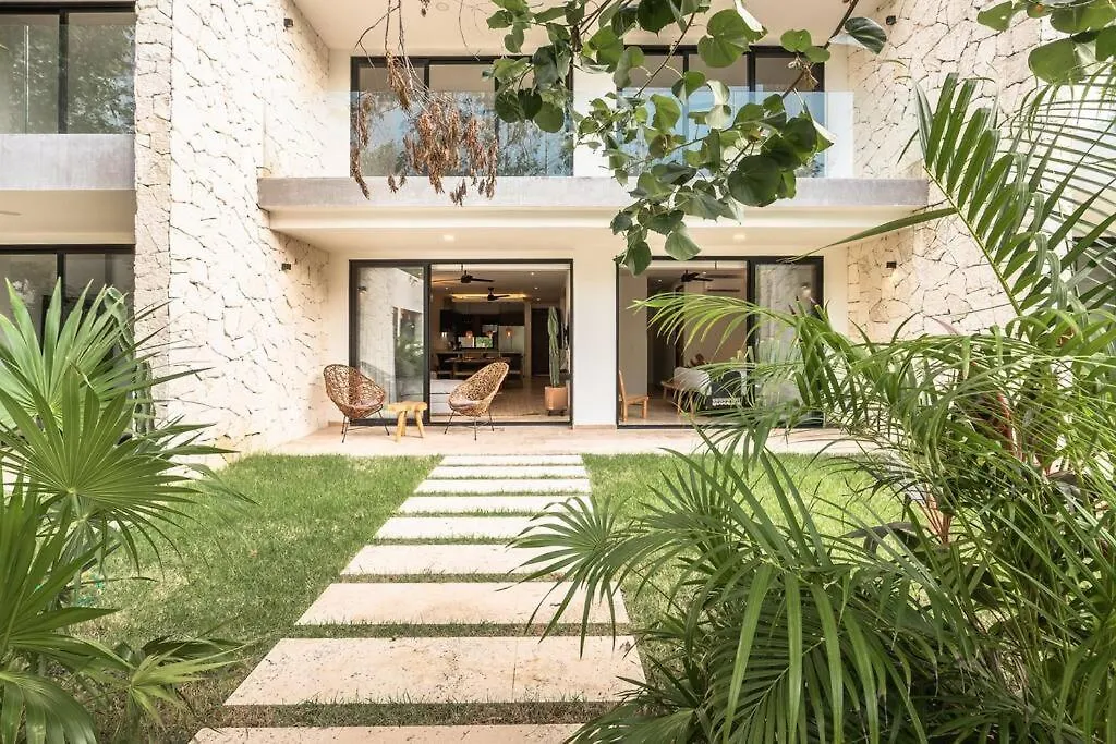 Apartment New 2 Bedroom 2 Badrooms Pool Front Concierge Tulum Mexico